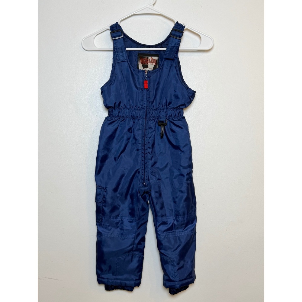 Jonathan Stone Expedition Kids Navy Blue Insulated Snow Bib Overalls Size 24M